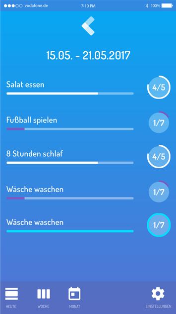 clevertodo-App auf einem iPhone